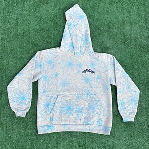 SP5DER AOP HEATHER GREY HOODIE